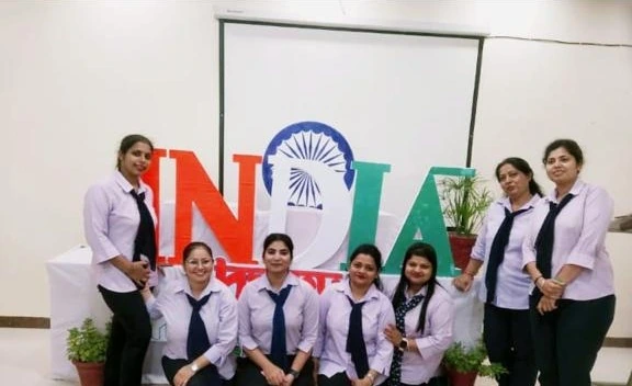 Celebrating India with colleagues